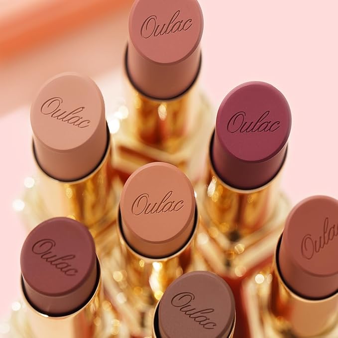 Oulac Color Rich Satin Lipstick - Red Brown Full Coverage Lip Color, Creamy Silky-Smooth, Moisturizing, Satin Matte Finish, Infused With Shea Butter, Vegan & Clean Beauty, 4g, SG14 Blair