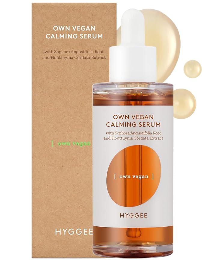 Own Vegan Calming Serum - Intensive Soothing Face Serum - Highly Concentrated Formula with Sophora Flavescens Extract, Hyaluronic Acid and Panthenol - Moisturizing Ampoule Skincare 1.69 fl.oz.