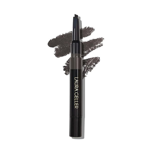 LAURA GELLER NEW YORK Sculpt-n-Stay Waterproof Brow Pencil & Gel- Soft Black