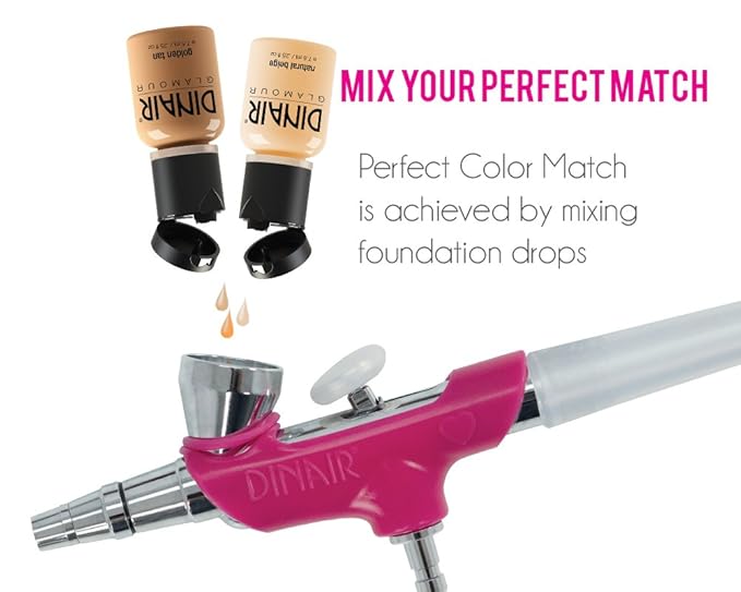 Dinair Airbrush Makeup Master Foundation Collection - Camouflage Neutralizer perfect to cover Scars, Acne, Tattoos, Under Eye Circles, Sun Spots, Vitiligo.
