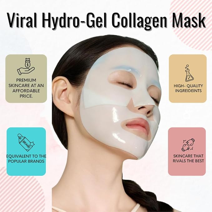 | Deep Collagen Hydrogel Face Mask With Niacinamide, Low Molecular Collagen, Galactomyces Ferment Filtrate, Low Molecular Hyaluronic Acid (28g x1ea)