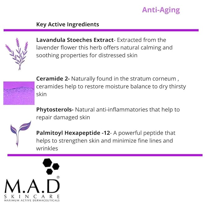 M.A.D Skincare Anti-Aging Saturday Night Transformation Primer W/Ceramide Complex