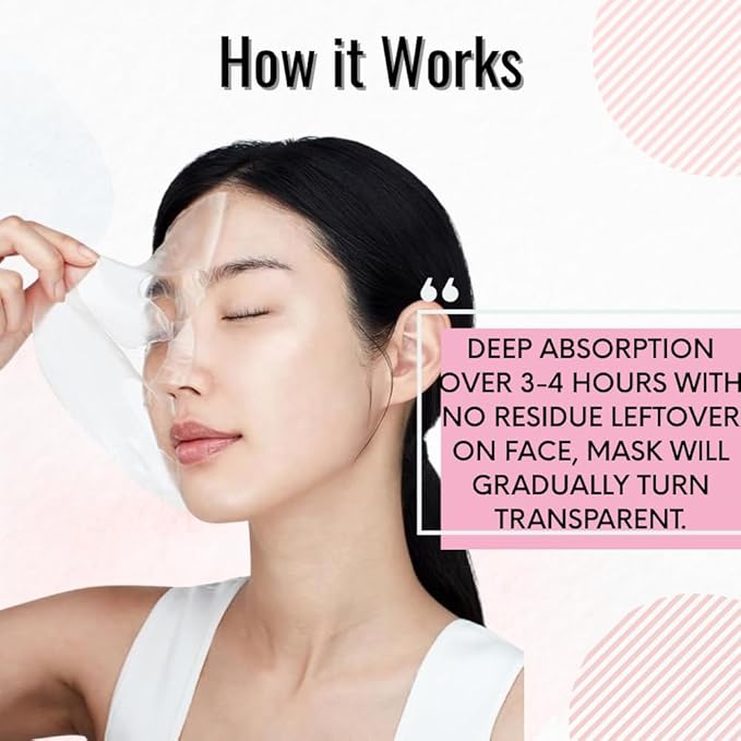 | Deep Collagen Hydrogel Face Mask With Niacinamide, Low Molecular Collagen, Galactomyces Ferment Filtrate, Low Molecular Hyaluronic Acid (28g x8ea)