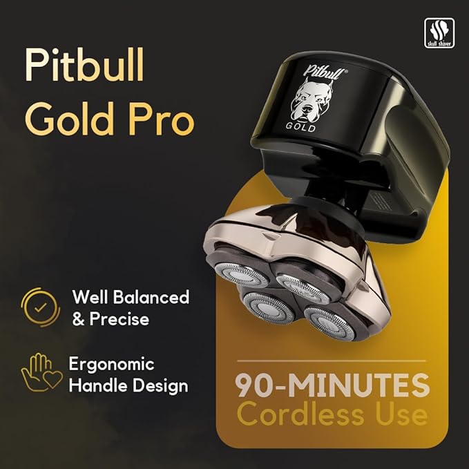 Skull Shaver - Pitbull Gold PRO GX5 Head and face Shaver