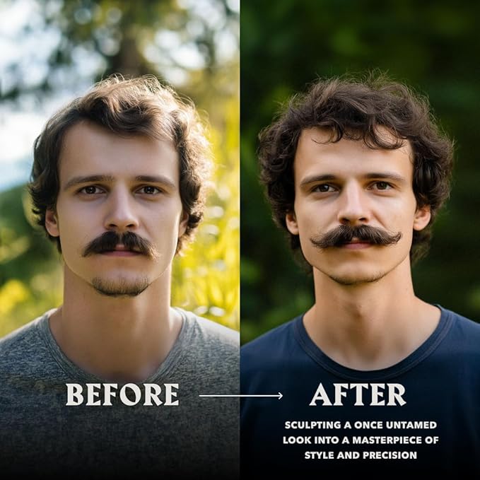 Striking Viking Beard Balm for Men - Leave in Beard Conditioner - Styling Balm Made with Naturally Derived Beard Butter, Argan & Jojoba Oils (2 Ounce (Pack of 2), Vanilla 2 Pack)