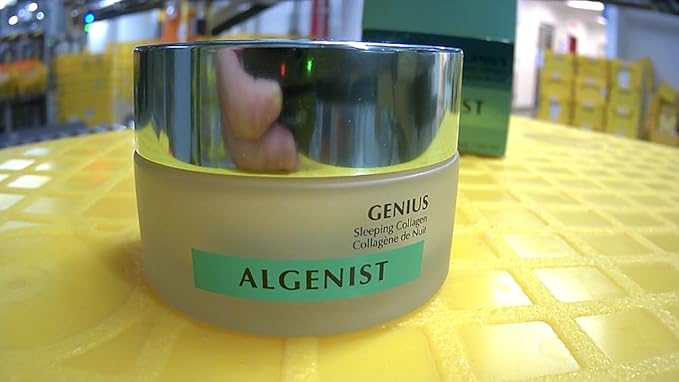 Algenist GENIUS Sleeping Collagen Night Cream - Firming Face Cream with Collagen, Collagen Amino Acids and Ceramides for a Visibly Smoother Complexion - Non-Comedogenic Skincare (2 oz)