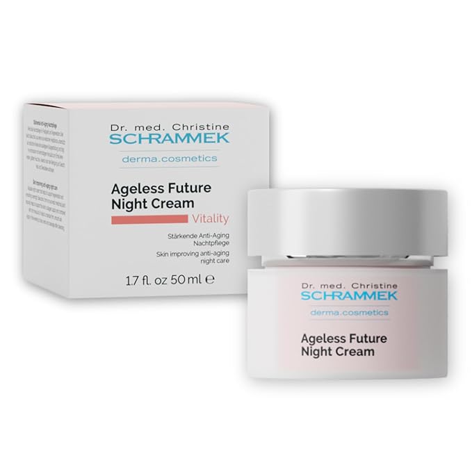 Ageless Future Night Cream (1.7 fl oz) - Skin Improving Anti-Aging Night Care – Regenerating Night Cream - with Vitamin A - Skin Care - Dr. Schrammek