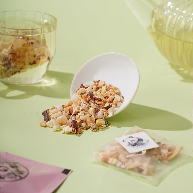 Snow Pear & Hawthorn Fruit Tea Gift Set – Caffeine-Free Herbal Infusion with Rock Sugar | 20 Sachets | Natural Immune & Digestion Support | Refreshing Daily Wellness Tea | Holiday Gift Box for Women & Parents