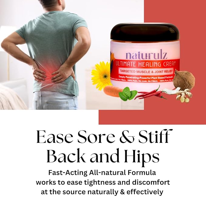 Naturulz Bundle and Save (3pc) Ultimate Healing Cream, Total Foot Repair & Skin & Body Wellness All-Natural Body Care, Plant-Based Formulas, Herbal Extracts, For Discomfort, Foot and Skin Care