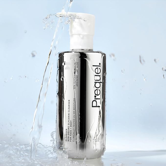 Skin Gleanser, Moisturizing Glycerin Face Wash, Professional Strength Face Cleanser for Women, Unscented Sensitive and Dry Skin Face Wash Pump Bottles - 6.75 fluid ounce (Pack of 2)