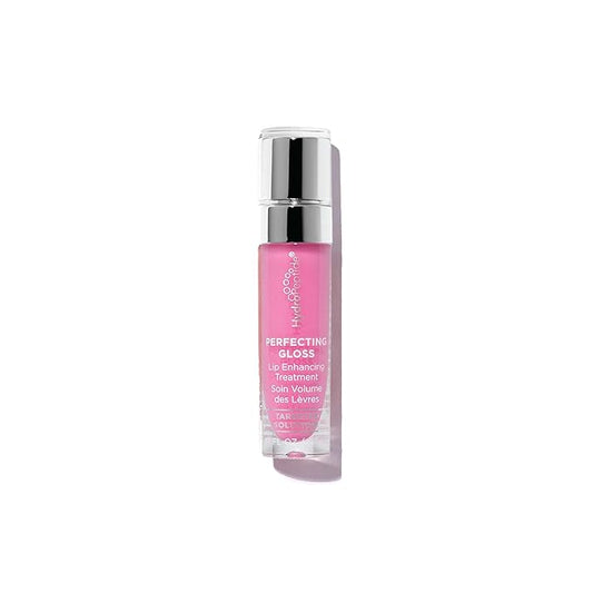 HydroPeptide Perfecting Gloss, Lip Plumping Gloss & Hydrating Treatment, Volumizing Collagen-Boosting Enhancer with Hyaluronic Acid & Peptides, Palm Spring Pink, 0.17 Ounce
