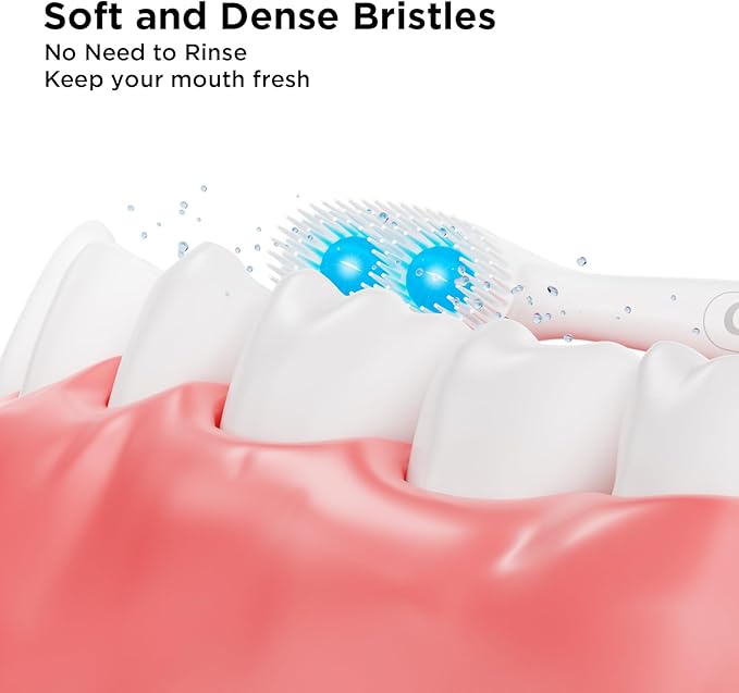 cleaings® Disposable Toothbrushes with Toothpaste - 4-in-1 Mini Travel Toothbrushes, Built-in Tongue Scraper, Floss & Picks for On-The-Go, Camping, Work (Extra Strong Mint)