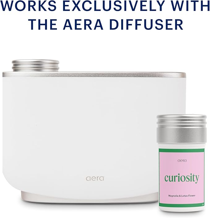 Aera Curiosity - Essential Oil for Home - Pear and Redberries Fragrance - Notes of Magnolia, Lotus Flower and Citrus - Scent Refill - Works with The Aera Diffuser