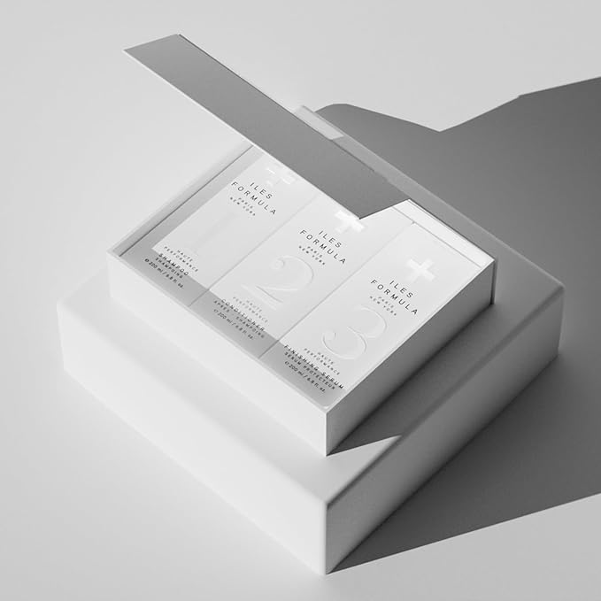 ILES FORMULA Signature Collection Deep Repair Shampoo & Conditioner w/Finishing Serum Blow Dry Cream for Dry, Damaged, Frizzy Hair - Hydrating Hair Care for Less Breakage & Healthy Hair Growth