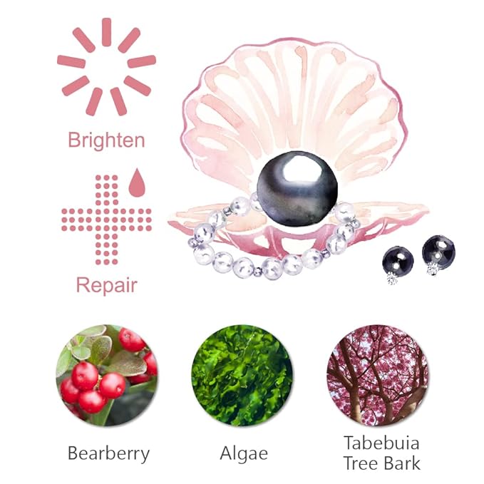 My Beauty Diary-Black Pearl Brightening Facial Mask, Intense Brightening and Ulta Hydrating, Rich Nutrition to Revitalize Dull Skin (8 Combo Pack)