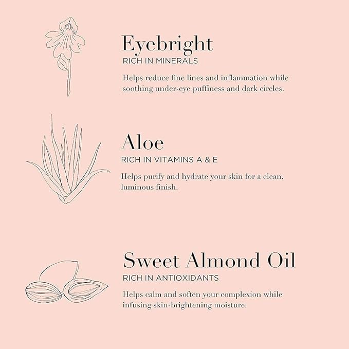 Averr Aglow Completely Clear Gelée Makeup Remover, Face Care, Boost Collagen, Calm Skin, Natural Plant Based Solution Facial Cleanser, Removes Waterproof Makeup