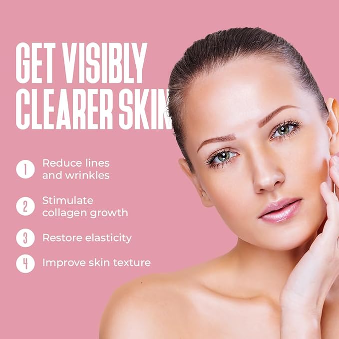 Mandelic Acid Clearing Serum for Acne Scars, Folliculitis, Aging Skin, Dark Spots - 40% Mandelic Acid Peel AHA Liquid Exfoliant, Clinical Grade Facial Peeling Solution