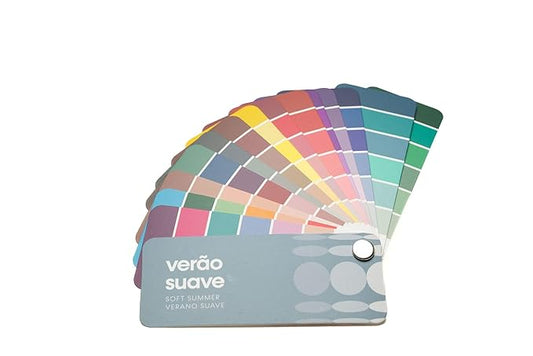 Multilingual Soft Summer Palette Color Fan by Studio Immagine, Personalized Color Guide for Cost Saving, Smart Shopping, Outfit & Wardrobe Planning; Verano Suave/Verao Suave
