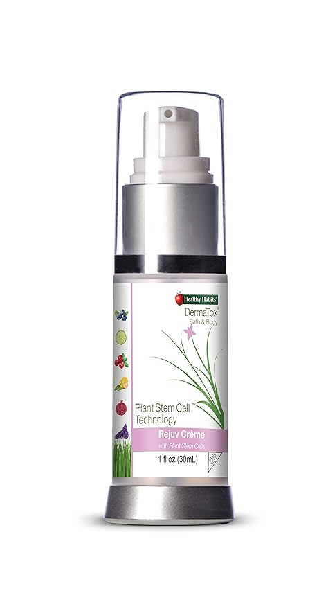 Healthy Habits Rejuv Crème with Plant Stem Cell - An All Natural, Safe and Effective Formula to Support Anti-Aging Skin Care