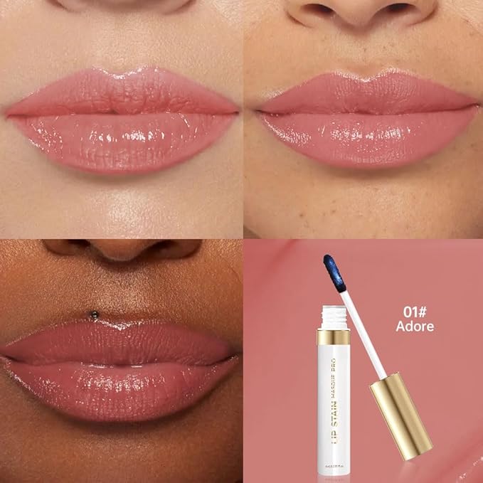 Lip Liner - Peel Off Lip Stain | Long Lasting Matte Lip Tattoo | Transfer Proof, Hydrating Formula with Hyaluronic Acid & Vitamin E | Vegan & Cruelty-Free | for All Skin Types(1#Terracotta)
