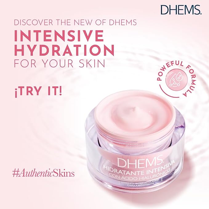 Intensive Moisturizing Cream with Hyaluronic Acid, Antioxidant & Reduce Wrinkles 1.69 Ounces