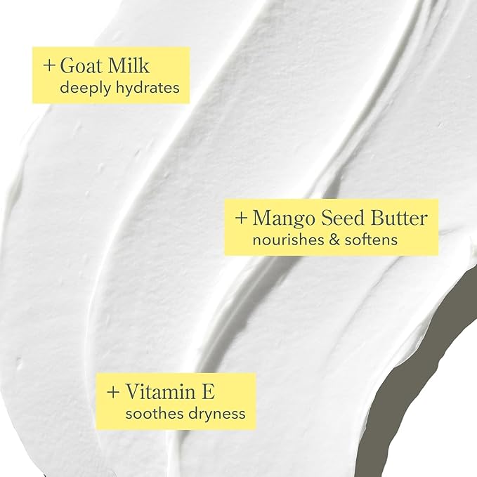 Beekman 1802 Whipped Body Cream, Pure, 2oz - Fragrance Free - Moisturizes, Soothes & Softens - With Coconut Oil & Mango Seed Butter - No Irritation - Good for Sensitive Skin