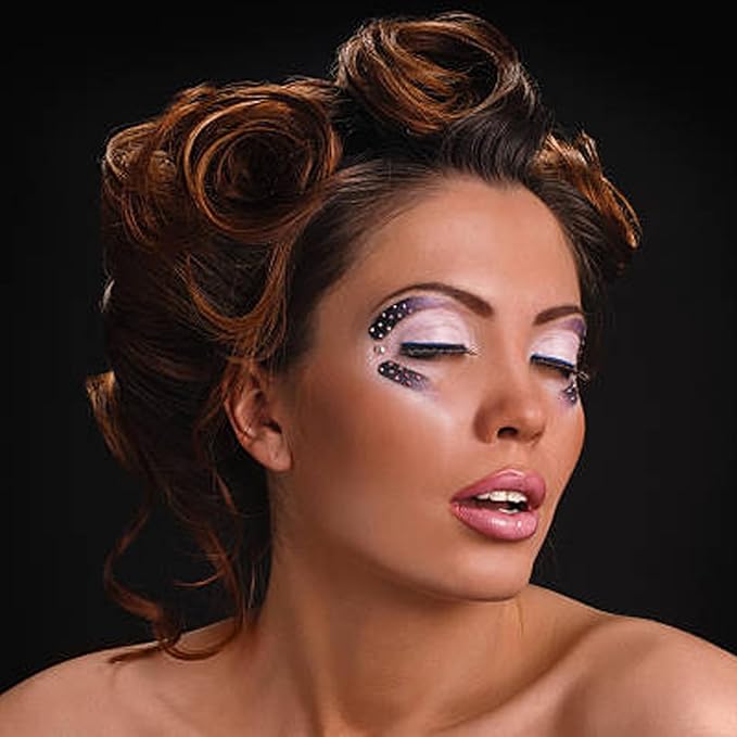 MEICOLY White Single Eyeshadow,Pressed Powder Matte Eye Shadow for Halloween SFX Mime Cosplay Makeup,White Cream to Powder Foundation for Makeup,High Pigment Eyeshadow for Day & Night