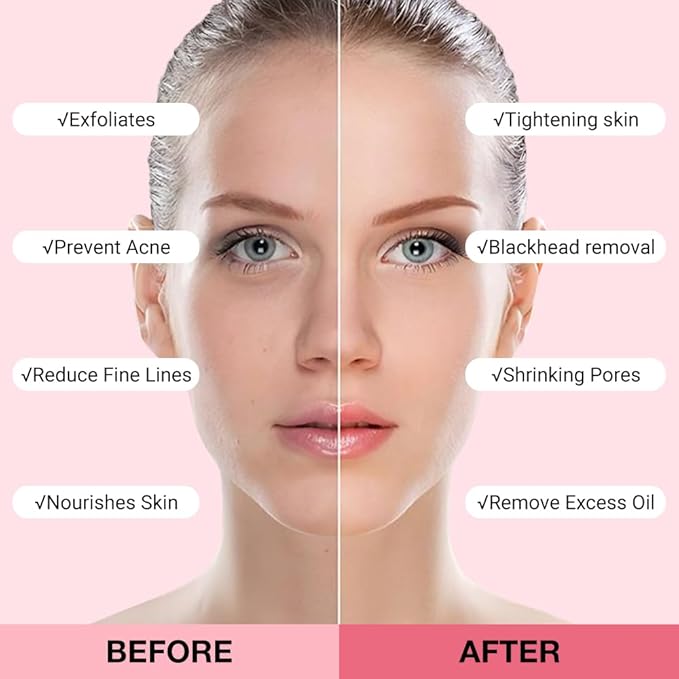 Clay Mask For Face Skincare, Blackhead Remover Face Mask with Strawberry Extract, Deep Pore Cleansing, Moisturizing, Skincare Facial Mask for Refining Pores and Controlling Oil, 40g/1.35oz