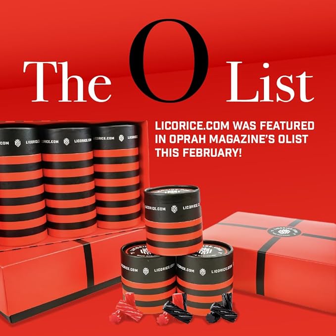 Licorice.com Licorice Gift Box, Gourmet Gift Snack (Blue Licorice)