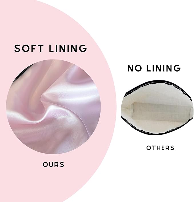 SEAMOON Maid of Honor Friendship Birthday Gifts for Women Her Aunt Sister Bridesmaid Coworkers Bride Personalized Makeup Cosmetic bag with Mirror Mothers Day Christmas Graduation G