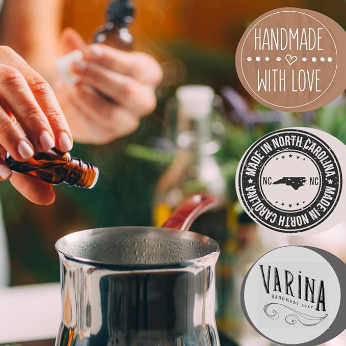 Natural Confetti Bar Soap - Gentle Cleansing for Sensitive Skin, Sweet and Vanilla - 3 Pack