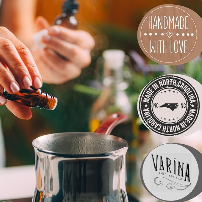 Organic Lavender Orange Bar Soap - Gentle Cleansing for Sensitive Skin, Herbal and Mint - 3 Pack