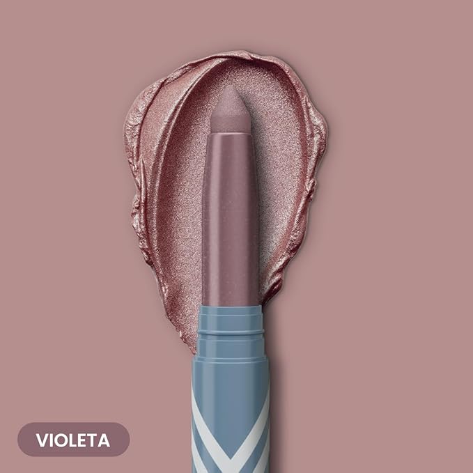 PrimeEyes Eye Brightener for Mature Women – Creamy Eye Shadow Sticks – Easy Application, Quick Eye Lift Effect – Hypoallergenic, Long Wear, Water-Resistant (Violeta)