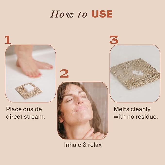 Shower Steamers Aromatherapy - USA Made with Natural Ingredients, Fall Relaxation Gifts for Women & Men, Self Care Spa Day Essentials, Large Shower Tablets with Orange & Fir Essential Oil