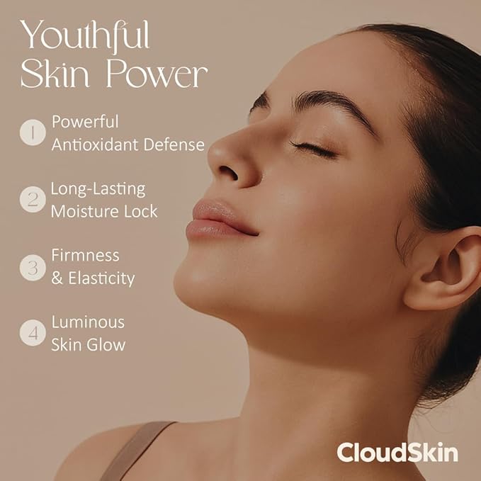 CloudSkin Astaxanthin Egg Mask, Overnight Hydrogel Sleeping Mask, Hydrating Face Mask with Hyaluronic Acid, Squalane & Aloe Vera, Soothing & Brightening, 5 Single-Use Pods