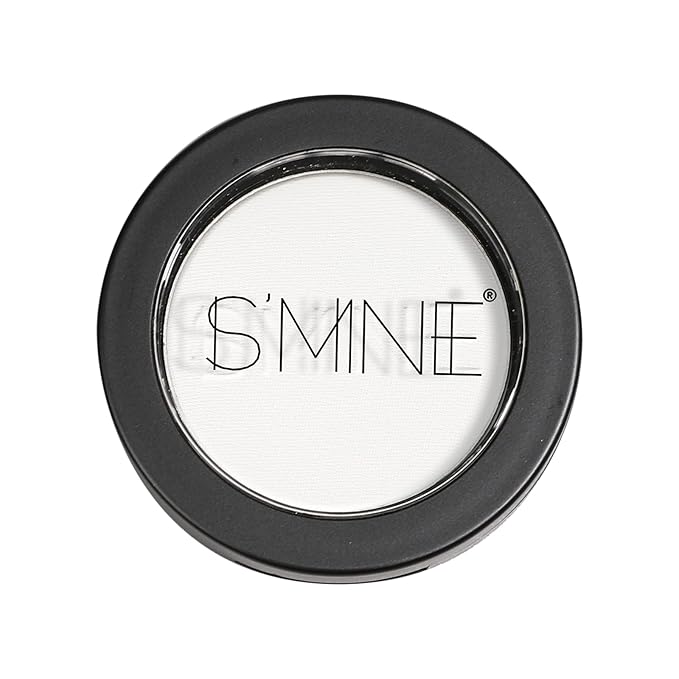 IS'MINE Single White Matte Eyeshadow Powder Palette High Pigment, Longwear, Intense Color Best White Eyeshadow