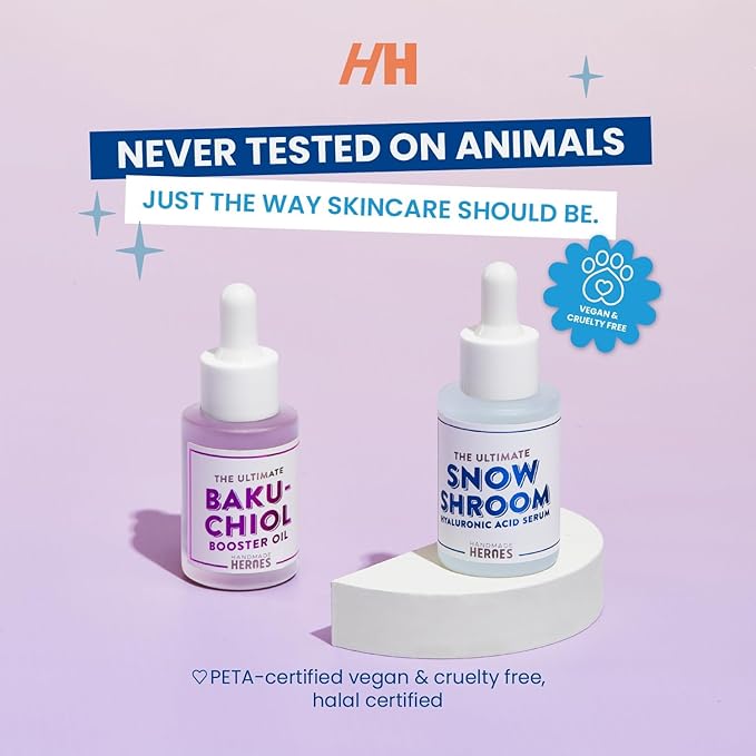 All Natural, Vegan Tremella Hyaluronic Acid Serum by Handmade Heroes, Deep Multi Layered Hydration, Moisturize, Plump Skin, Reduce Wrinkles. Fragrance Free