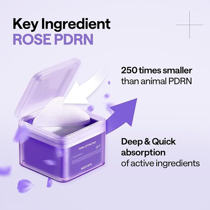 Mediheal PDRN Pad & Serum Skin Care Duo Set for Glass Skin – Intense Skincare for Radiant, Firm & Healthy-Looking Skin