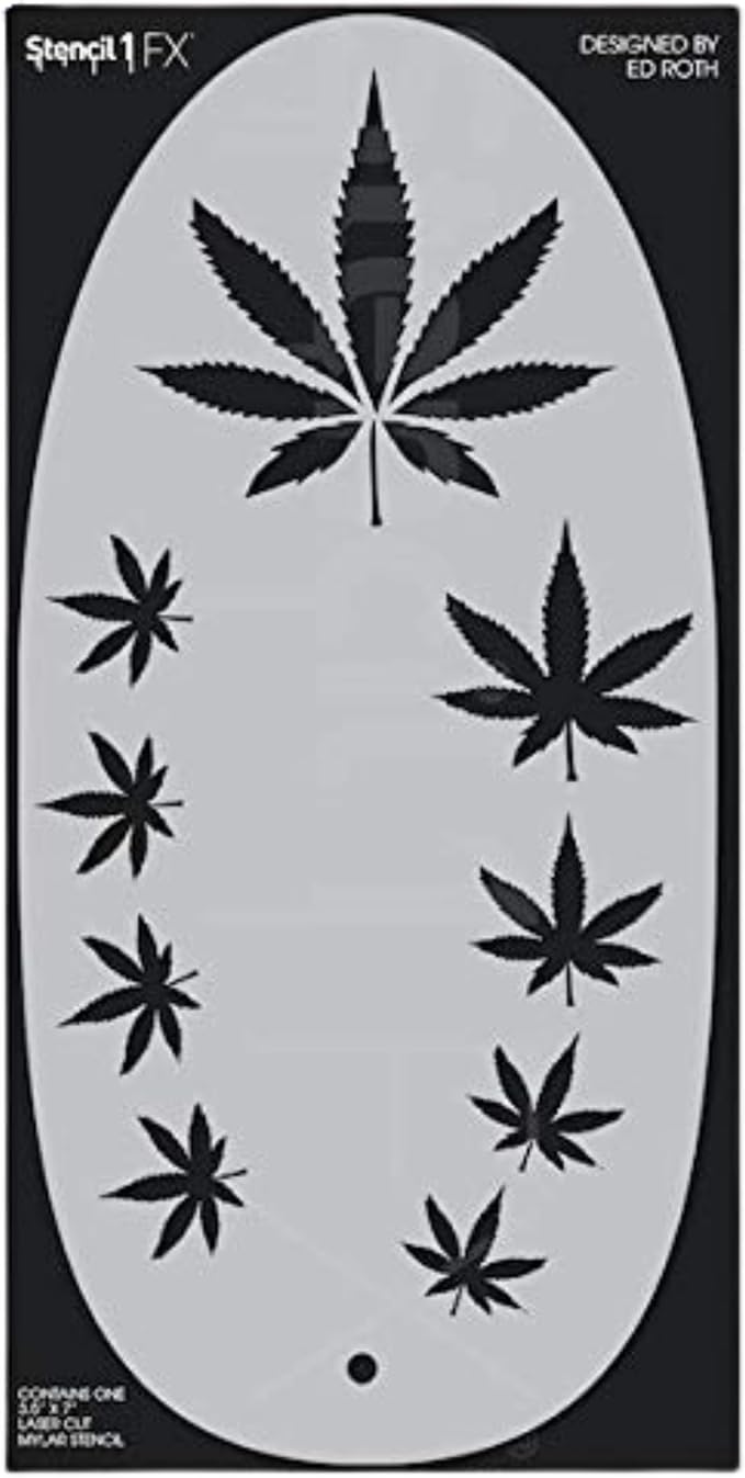 Stencil1FX Mary Jane Makeup Stencil Durable Quality Reusable Stencils United States Stencil America for Parades, Parties and More!