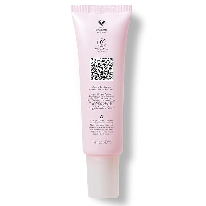 100% PURE Watermelon Cucumber Water Locking Moisturizer Natural Facial Hydration Boost with Hyaluronic Acid Replenishing Anti Aging Face Cream & Quenching Dry Skin Care Vegan - 1.4 fl oz