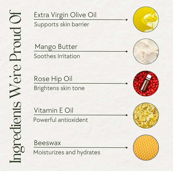 Natural Body Lotion for Sensitive Skin, Scent Free, Sulfate & Paraben Free Body Care, Moisturizer With Essential Oils, Vitamin E Oil, Beeswax, Extra Virgin Olive Oil, Raw Honey, 8 oz