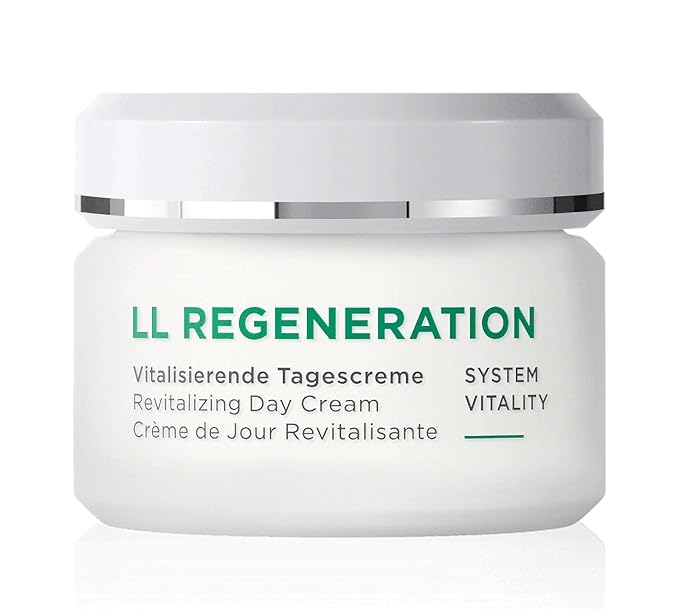 ANNEMARIE BÖRLIND - LL REGENERATION Revitalizing Day Cream - Natural Vitamin C E and Retinoid Anti Aging Face Cream for Visibly Firmer and Wrinkle Free Skin - Step 3 of 5 - 1.69 Fl Oz.