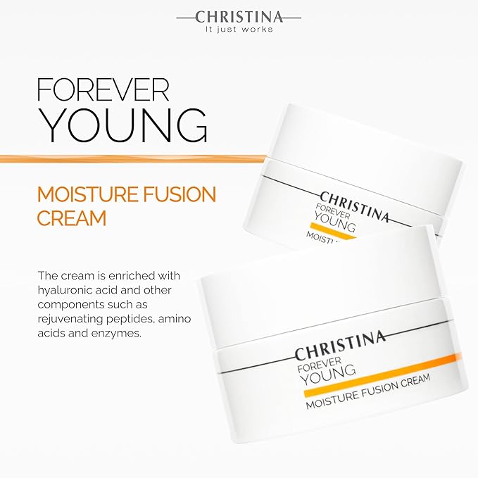 -CHRISTINA- Forever Young Moisture Fusion Cream for Face with Hyaluronic Acid | Face Moisturizer Rejuvenates & Firms the Skin 50ml