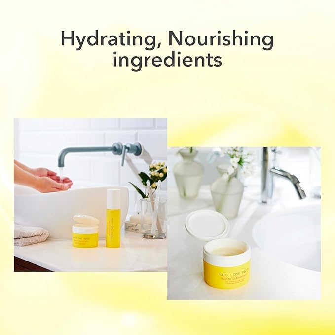 Smooth Cleansing Balm – Hydrating Makeup Remover Balm, Pore Cleanser with Hyaluronic Acid, Collagen, Vitamin C, and Natural Extracts – Gentle Face Cleanser Skincare – 2.64oz, 2-Pack