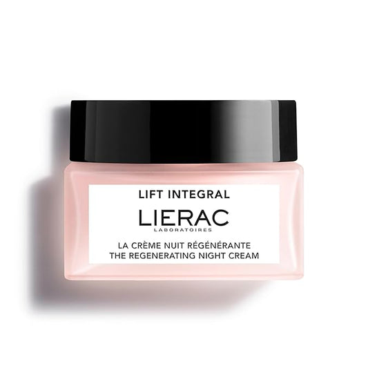 Lierac Lift Integral Regenerating Night Cream, Regenerates, Nourishes, Smoothes Wrinkles, Anti-Wrinkle, Facial Moisturizer, Firming & Smoothing Cream for Night Use - 50ml