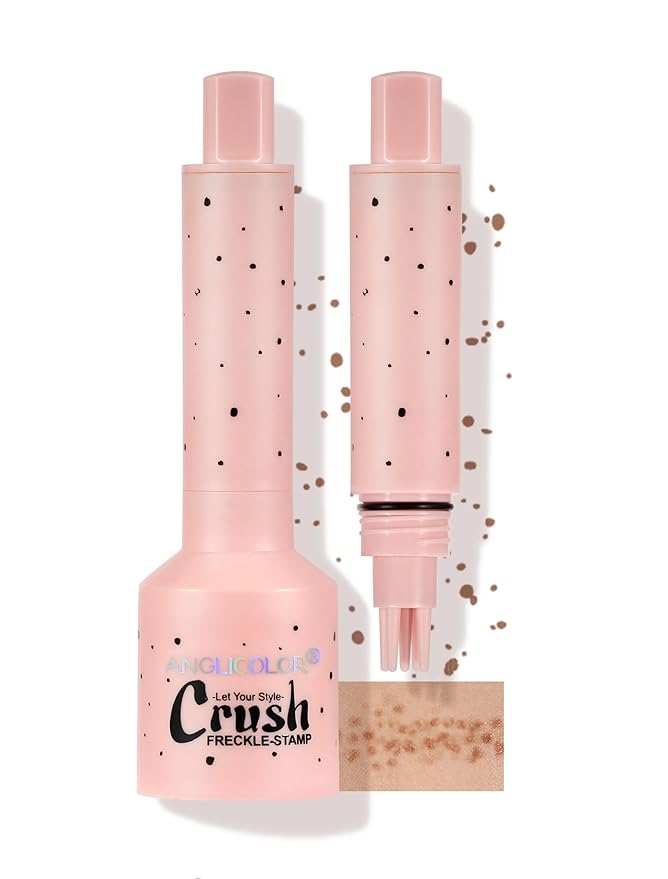 Anglicolor Faux Freckle Pen, Fake Freckle Stamp, Long Lasting, Waterproof, Smudge-proof, Transfer-proof, Natural Sun-kissed Makeup, Suitable for All Skin Types, Vegan & Cruelty-Free (01#Light, 1.5g)