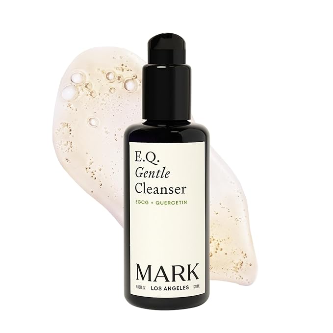 EQ Gentle Cleanser - EGCG + Quercetin - Gentle Face Wash - Cleanse & Purify Skin - For Redness & Blemishes - With Squalene Oil - Lightweight Plant-Based Formula - 4.05 fl oz