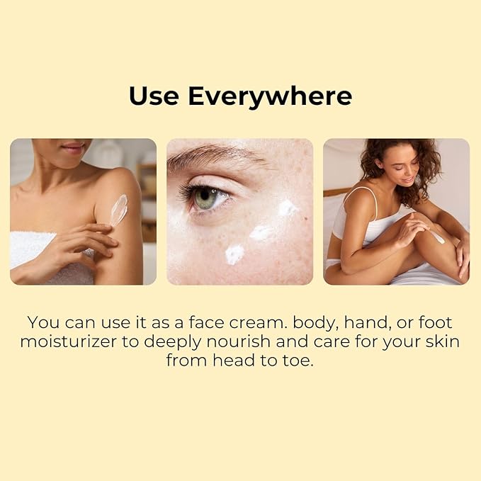 Gle Skincare Beef Tallow Face & Body Moisturizer with Manuka Honey – 100% Natural Hydrating Cream for Dry, Sensitive & Mature Skin – Grass-Fed Tallow Balm for Deep Nourishment & Skin Repair