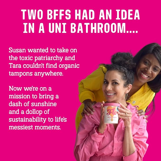 Flo Bamboo Night Period Pads with Wings - Super Absorbent, Soft, Thin (14 Pads)