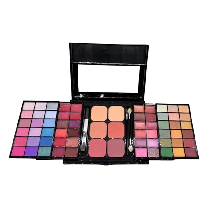 Malibu Glitz 66 Color Eyeshadow Palette – Highly Pigmented Matte & Shimmer Shades – All-in-One Makeup Kit for Eye Looks – Blendable, Long-Lasting, Cruelty-Free